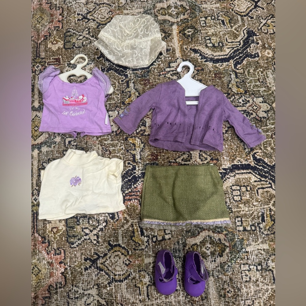 For American girl doll clothes lot .